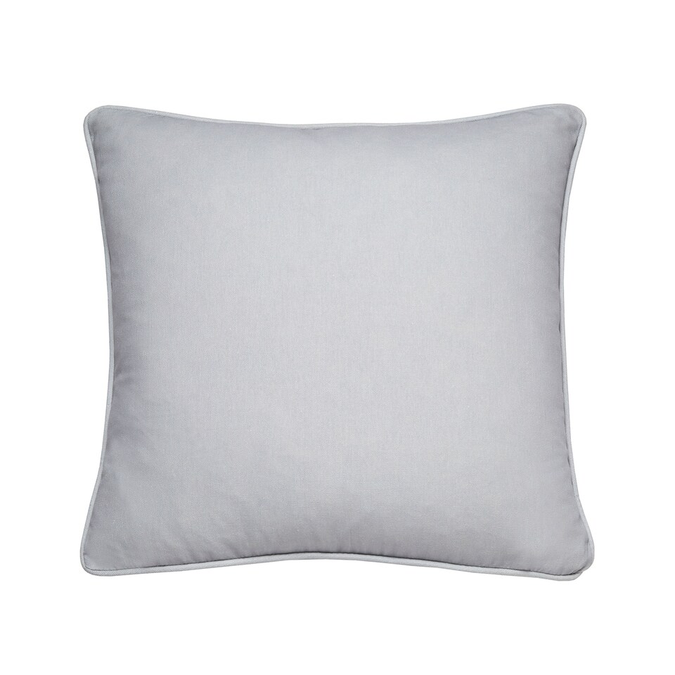 image 1 of Fusion Plain Dye Cushion Cover Silver