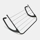 image 3 of OHS Over Radiator Clothes Airer Foldable Clothes Towel Rail Holder Rack Dryer Hanger