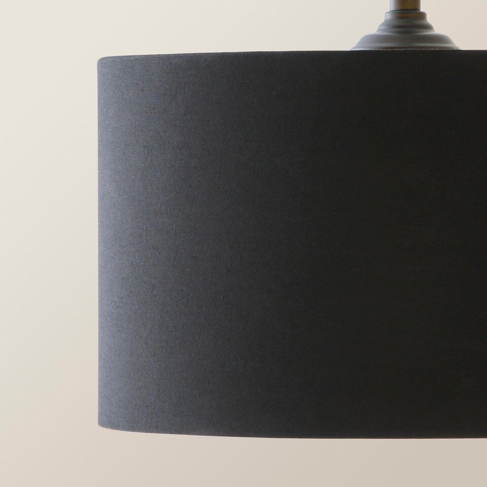 image 1 of ValueLights Shaw Matte Black 3 Bar Black Gold Shades and Bulbs
