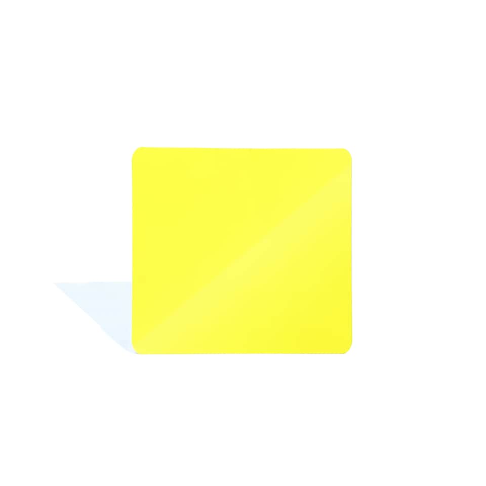 image 1 of Pack of 12 Yellow Coloured A5 Whiteboards
