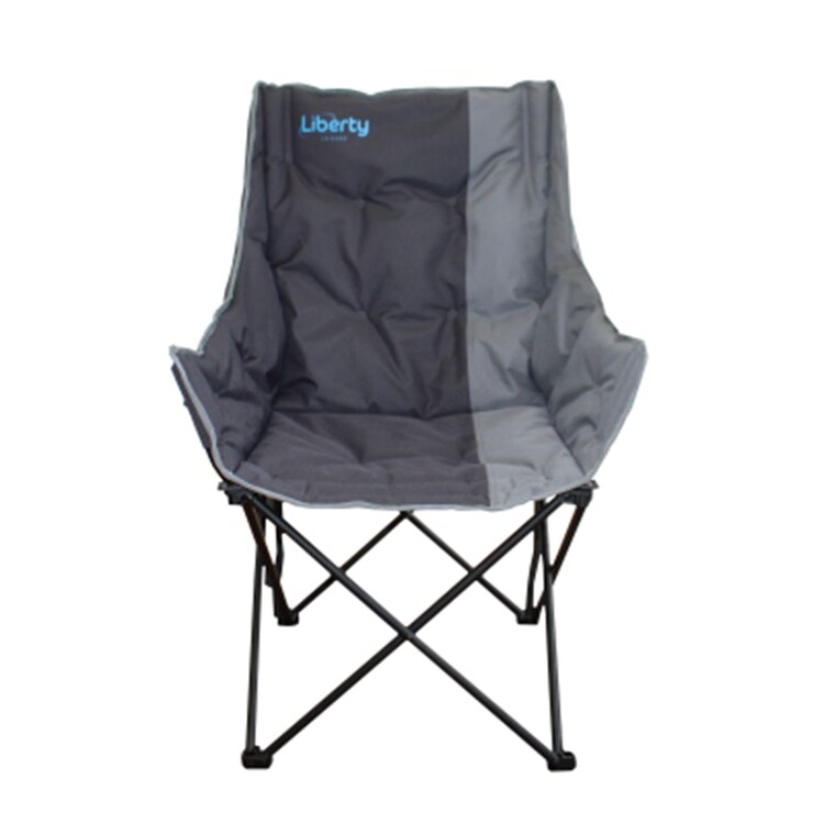 Liberty Comfort Chair Llcc-2 Folding Padded Outdoor Chair - Grey N/a