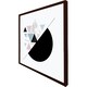 image 3 of Triangles & semi circle pattern (Picture Frame) Brown | Oak | S