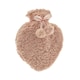 image 2 of Aroma Home Heart Shaped Water Bottle Pink Soft Teddy