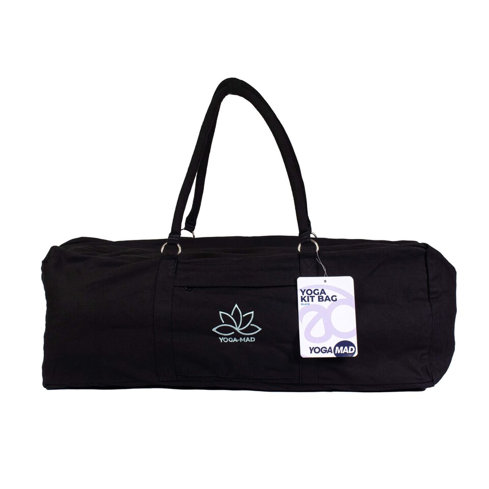 image 1 of Fitness Mad Deluxe Yoga Kit Bag — Grey, 62 x 22 x 22 cm | Grey | Grey | 62cm (L) x 22cm (W) x 22cm (H)