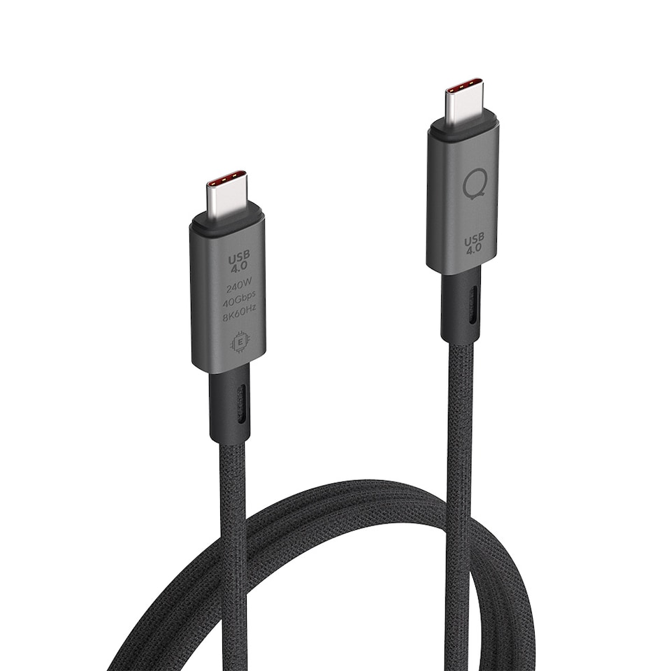 image 1 of LINQ USB4 PRO PD Cable 1.0m Space Grey