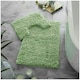image 2 of VELVETIO Bath Mats & Pedestal Mat Set Anti Slip Super Soft Water Absorbent Green | Sage Green