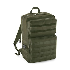 BagBase MOLLE Tactical Backpack - Military Green - One Size