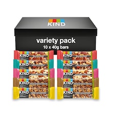 KIND Bars, Gluten Free Snack Bars, Variety Pack Bundle, Healthy Snack, 10 Bars x 40g, 5 Flavours | Multi