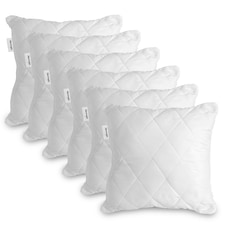 Silentnight Quilted Cushion Pads, 6 Pack, Extra Deep Filled Inserts with Zip Scatters
