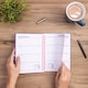 image 6 of 2026 - 2027 Academic Diary A5 Week to View - Plastic Spiral Bound Mid Year Planner Aug 2026 to Jul 2027 - Hardback | Blue | Sky