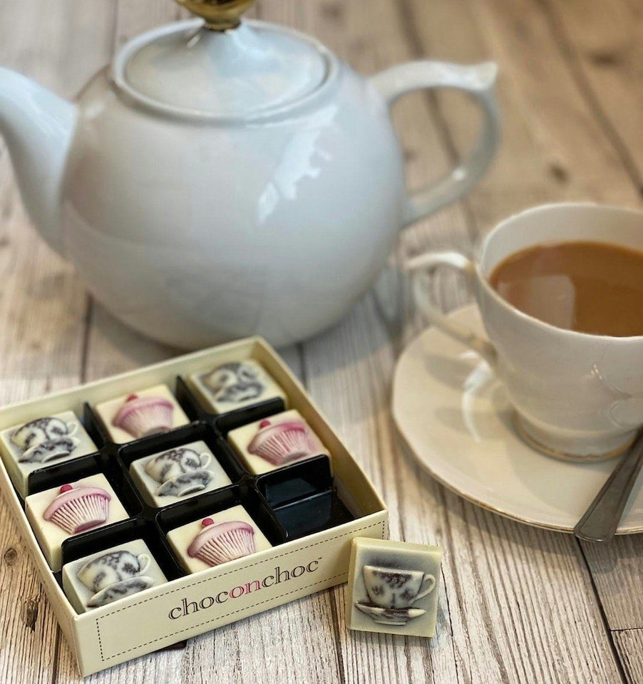 image 1 of Chocolate Tea Cups And Cakes