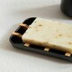 image 5 of Interiors by Premier Eco-Friendly Black Soap Dish, Removable Bamboo Insert Soap Tray, Modern Soap Case Holder, Bath Soap Holder