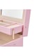 image 5 of Living and Home Lockable Jewellery Storage Box with Drawer-Pink | Pink