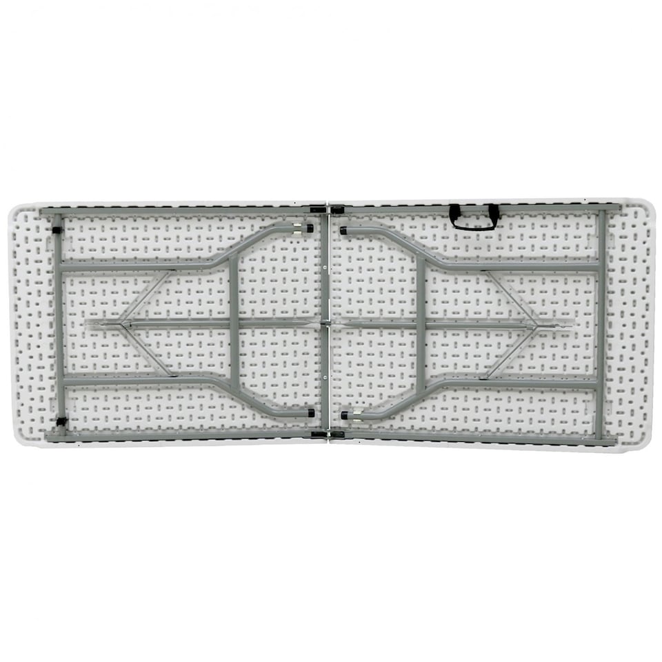 image 1 of 5ft Folding Trestle Table Heavy Duty Catering Garden Party 1.5m | White