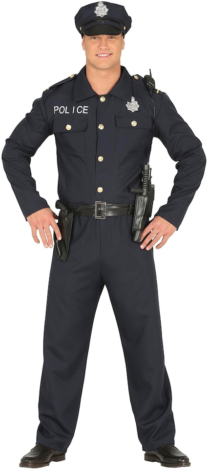 image 1 of Fancy Dress Adult Police - M