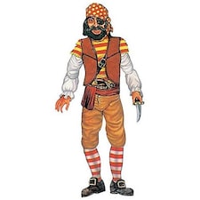 Pirate Jointed Decorative Cutout - 39 Inches / 99cm