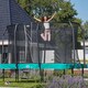 image 2 of 12ft x 7ft Salta Green Rectangular First Class Trampoline with Enclosure
