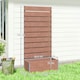 image 7 of Outsunny Raised Garden Bed with Trellis and Drainage Hole, Planter Box Grey