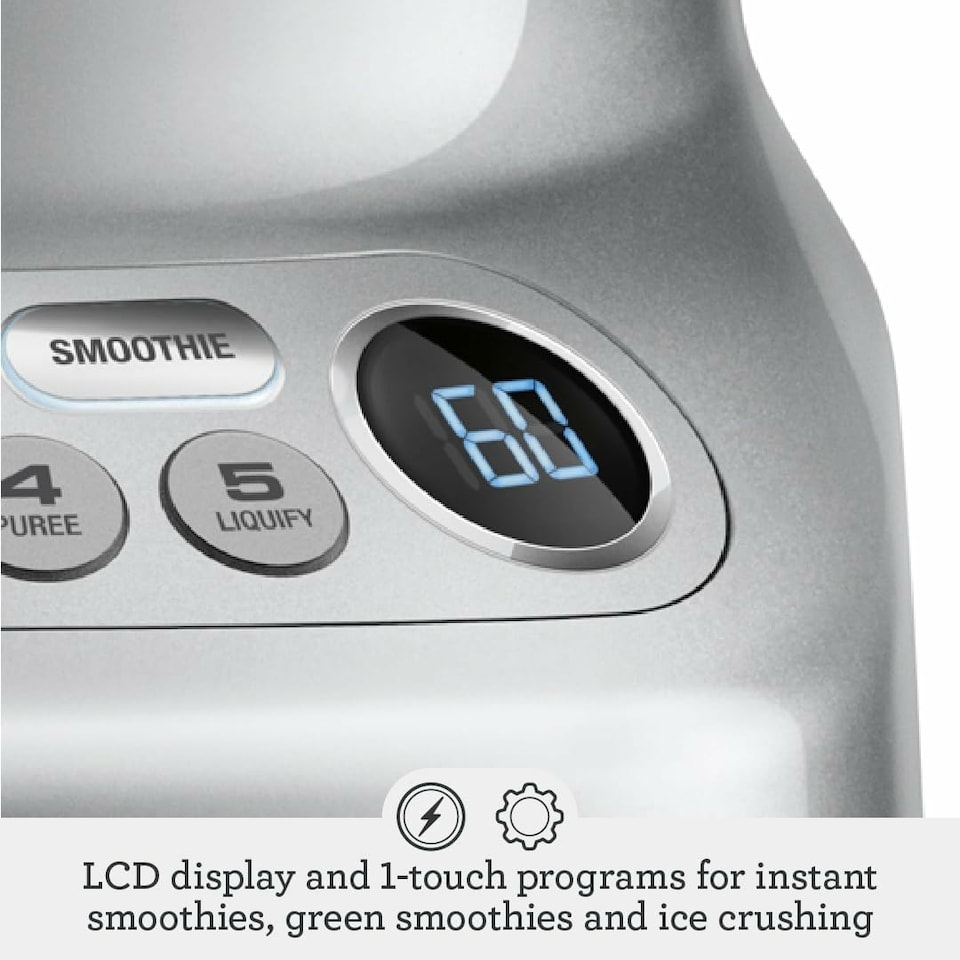 image 1 of Sage The Fresh & Furious, Blender for Smoothies and Ice Crushing, Silver