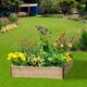 image 1 of Greena Square Wooden Raised Bed 15 cm High, 60 x 60cm