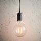 image 2 of Studio 1 Light Pendant Matt Black Paint, E27