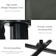 image 6 of Outsunny Square Cantilever Roma Parasol, 360-Degree Rotation, Grey