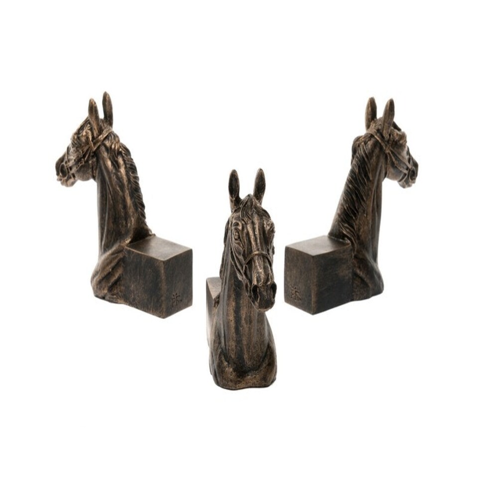 image 1 of Horse Plant Pot Feet - Set of 3 - L11.5 x W4 x H10.5 cm Grey