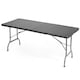 image 1 of Christow Folding Garden Table Rattan Effect Outdoor Camping Dining 6 Seater 6ft