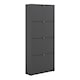 image 1 of Shoes Shoe Cabinet 4 Flip Down Doors and 2 layers in Matt Black