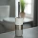 image 1 of Showerdrape Luxe Grey/White Toilet Brush & Holder | Multi | White | 1
