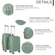 image 4 of Cabin Suitcase Small 20’ Inch Hard Shell Hand Luggage - Lightweight & Durable, USB Charging Port, Secure TSA Lock, Dual Spinner Wheels