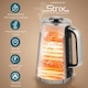 image 3 of HOMCOM 1.7L 3000W Rapid Boil Kettle and 4 Slice Toaster Set Crumb Tray Black