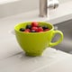 image 3 of Zeal Berry Colander Cup, Melamine Fruit and Berry Strainer, Lime Green