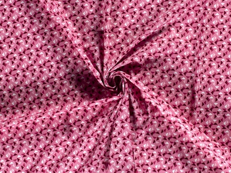 Pink 100% Cotton Poplin Fabric for Dressmaking, Quilting, 150cm / 59" Wide - per metre