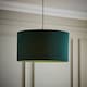 image 2 of ValueLights Reni Large Green Fabric Pendant Shade | Green