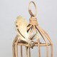 image 3 of Decorative Gold Fantasy Bird With Clip - 15cm