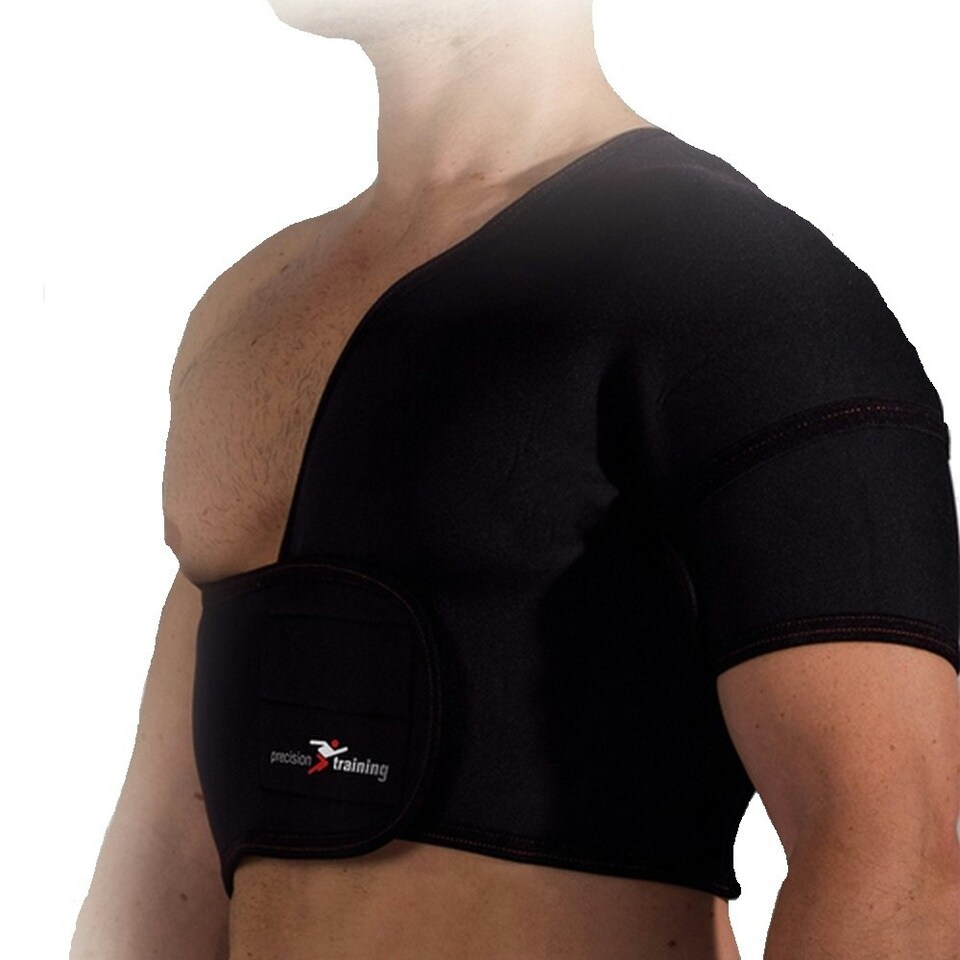 image 1 of Precision Left Neoprene Half Shoulder Brace - Black - S Black | S