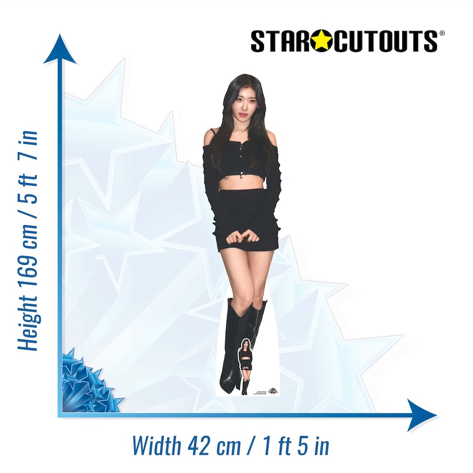 image 1 of Chaeryeong K-Pop Lifesize Cardboard Cutout 169cm