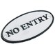 image 5 of No Entry Cast Iron Sign Plaque Door Wall House Gate Post Office Cafe Shop Hotel