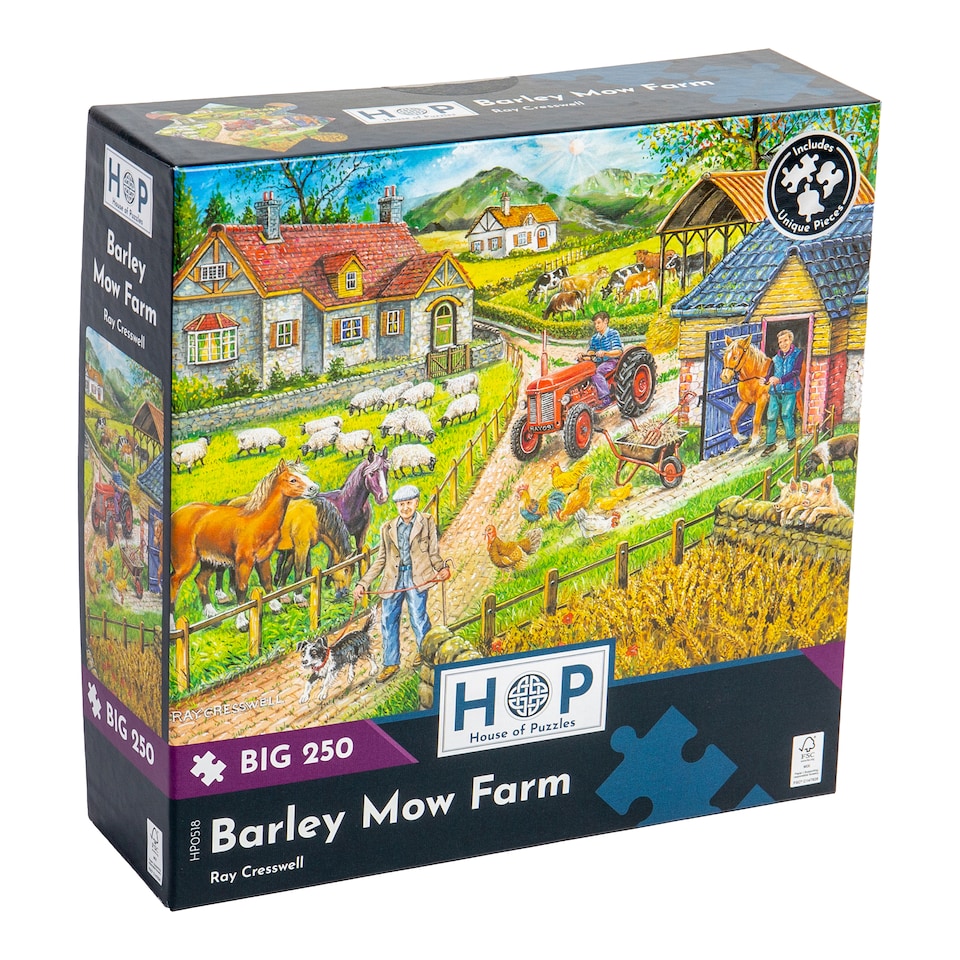 image 1 of Barley Mow Farm BIG 250 Piece Jigsaw Puzzle