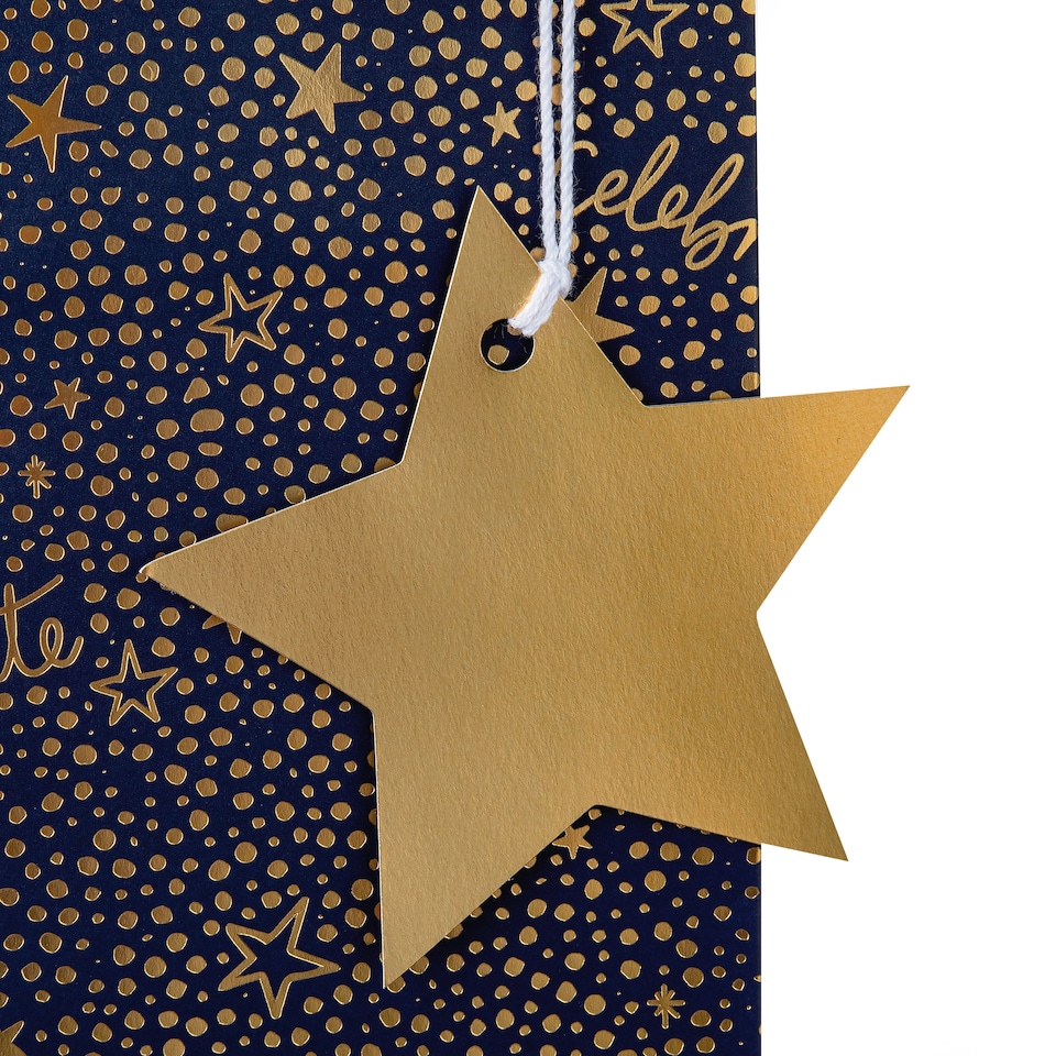 image 1 of Hallmark Pack Of 3 Bottle Bags - Stars And Celebrate Design