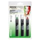 image 2 of Moon Creations Logo Body Crayons - Green/White/Red - One Size