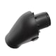 image 1 of Reliapart Black Plastic Hose Cuff Connector for Miele S408I S410I S411I 3982544
