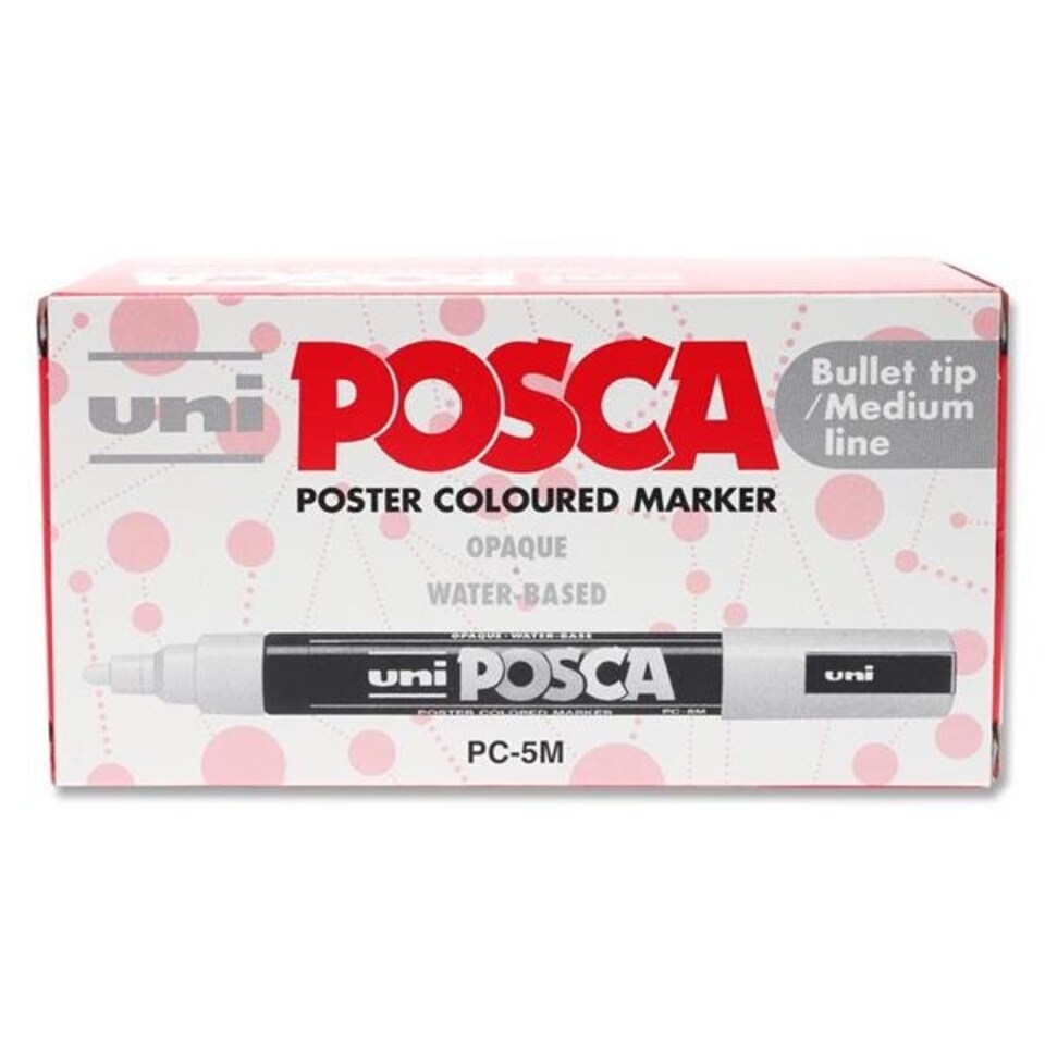 image 1 of Black Uni Posca Pc-5M Medium Bullet Tip Permanent Marker