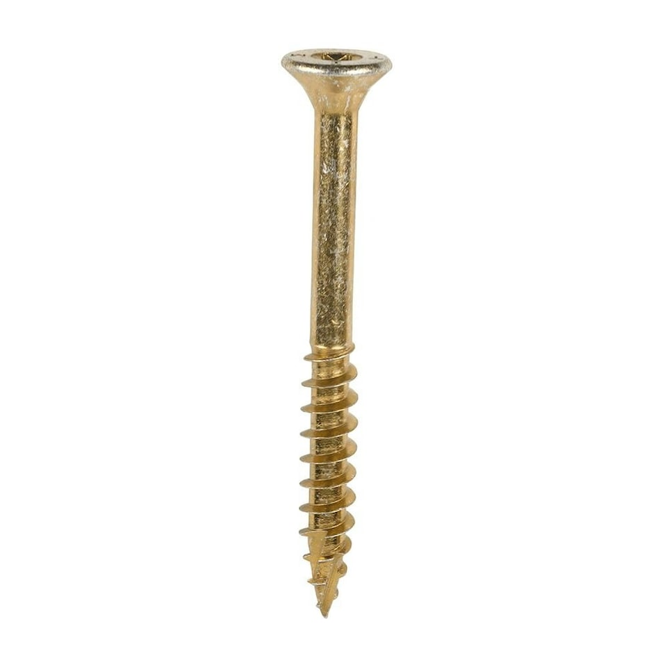 image 1 of Timco - C2 Clamp-Fix Multi-Purpose Premium Screws - TX - Double Countersunk - Yellow (Size 8.0 x 80 - 100 Pieces)
