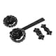 image 1 of Hammer & Tongs Rose Ring Gate Latch - W285mm - Black
