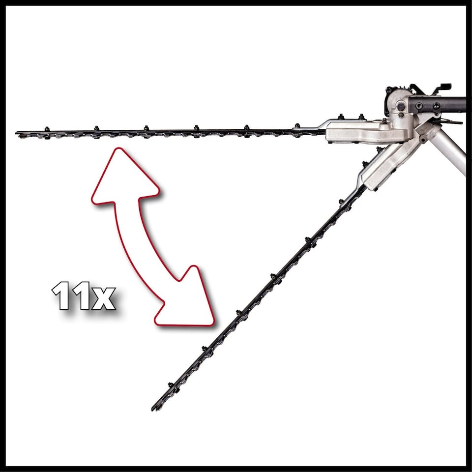 image 1 of Einhell High Reach Pole Hedge Trimmer 46cm GC-HH 9046 Corded Electric