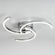 image 9 of Curve - Chrome LED Flush Ceiling Light | Chrome | 1