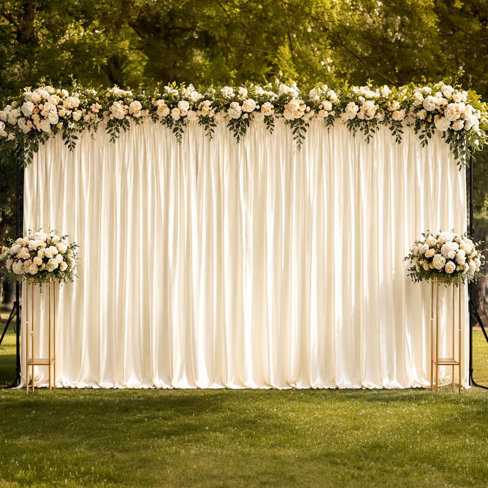 image 1 of 3x6M Velvet Photography Background, 190GSM Polyester Washable Backdrop