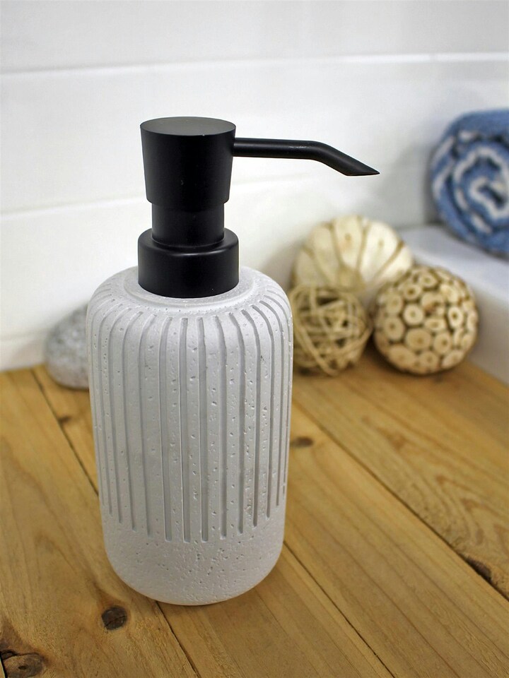 image 1 of Showerdrape Alexandria Concrete Liquid Soap Dispenser